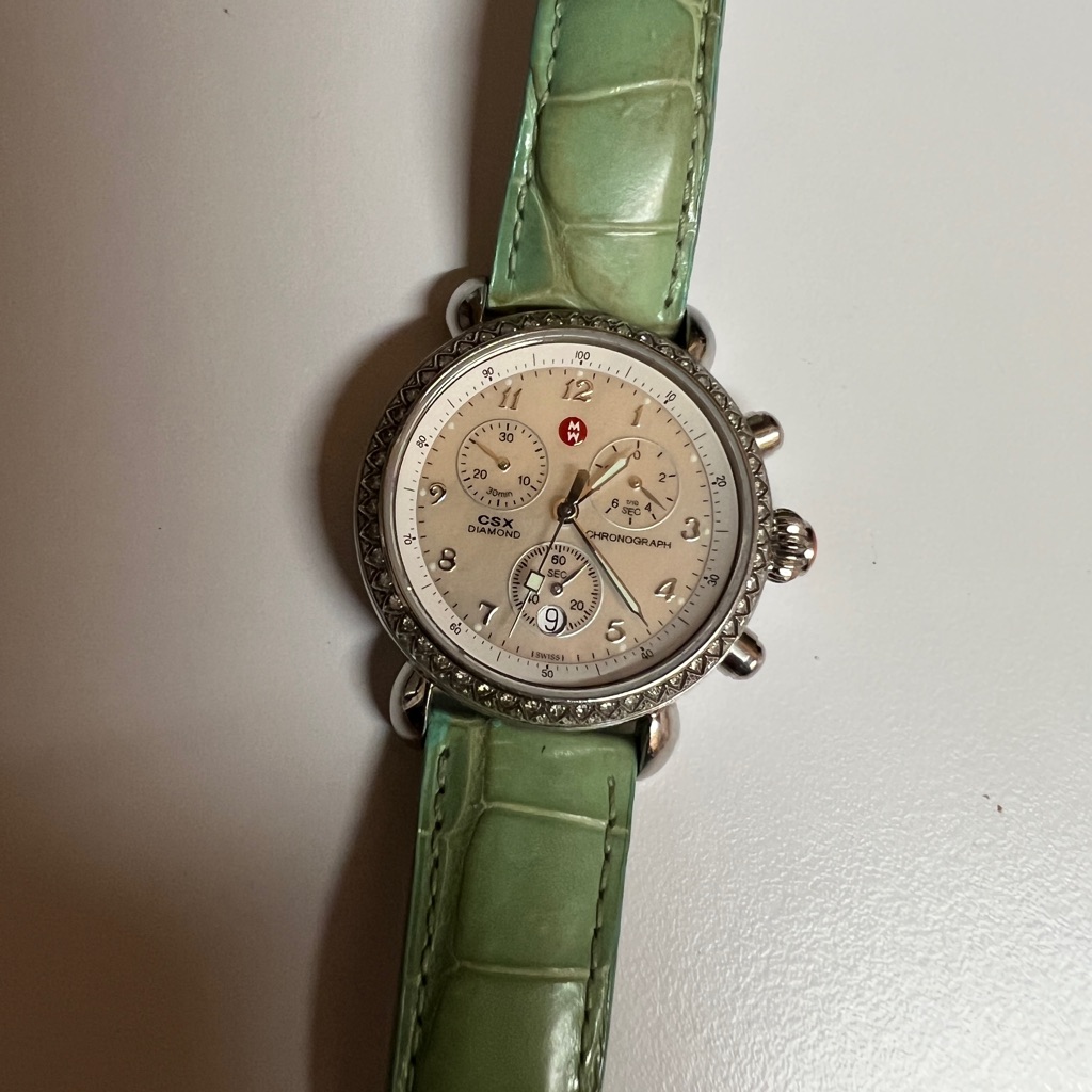 Michele Csx 36 Diamond Watch